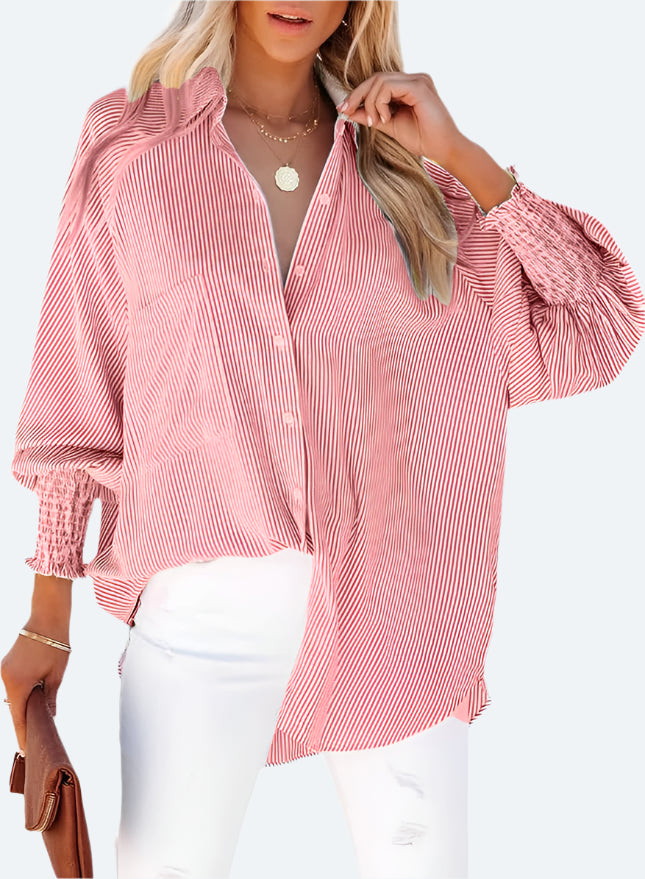 Ethereal Stripe Blouse